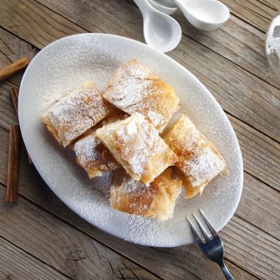 Γλυκιά χωριάτικη κολοκυθόπιτα με ρύζι