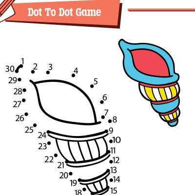 Ένωσε τις τελείες χρωμοσελίδες summer edition για παιδιά