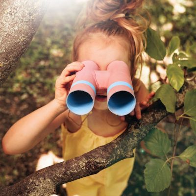 Χειροτεχνίες για παιδιά 3 ετών - Κιάλια από ρολά υγείας