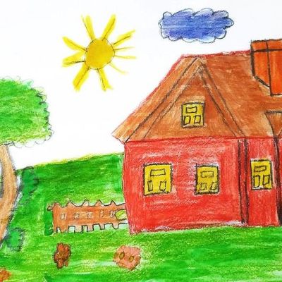 Δεκαπέντε χρωμοσελίδες με σπιτάκια (εικόνες για εκτύπωση)