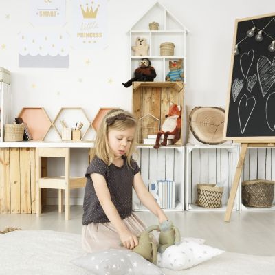 Back to school κατασκευή - Φτιάξτε έναν μαυροπίνακα για το παιδικό γραφείο