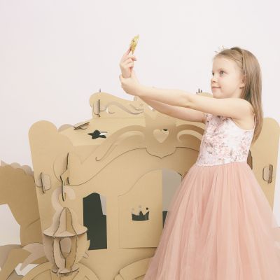 Χειροτεχνία για παιδιά - Καθρέφτης με χαρτόνι και αλουμινόχαρτο