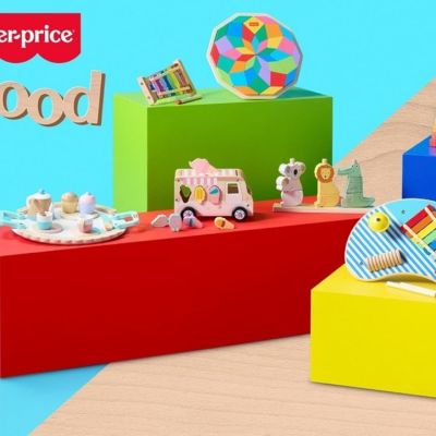 Η Fisher-Price® επιστρέφει στις ρίζες της παρουσιάζοντας μια νέα σειρά ξύλινων παιχνιδιών