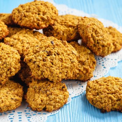 Μπισκότα γλυκιάς κολοκύθας με 5 υλικά