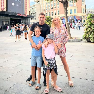 Στέλιος Χανταμπάκης: Στο γήπεδο της Μαδρίτης με την οικογένειά του - Η φώτο με τον Εργκίν Αταμάν