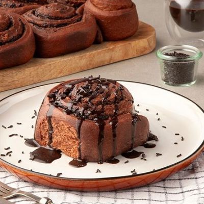 Λαχταριστά σοκολατένια cinnamon rolls με σπιτική ζύμη