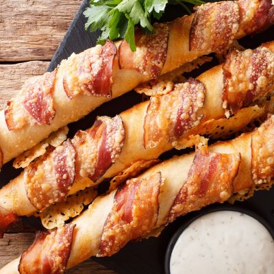 Party food και όχι μόνο: Αλμυρά στριφτάρια με μπέικον