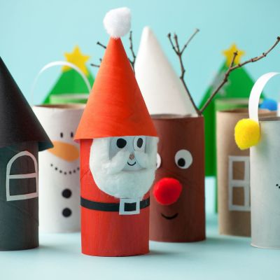 Πανεύκολες χριστουγεννιάτικες κατασκευές για παιδιά