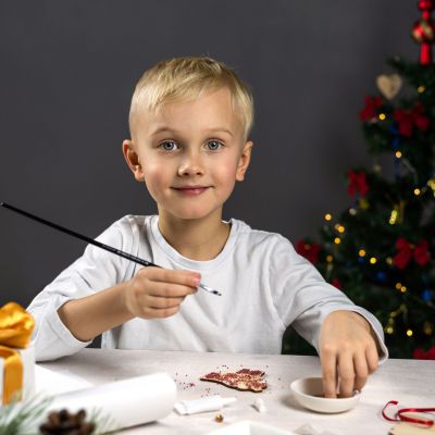 Πώς θα φτιάξετε 3D ταρανδάκια με λευκό χαρτόνι και μερικά κλαριά