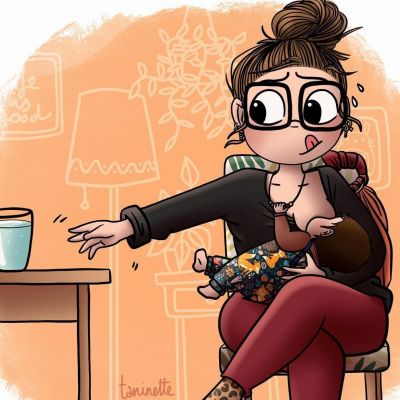 Στιγμές μητρότητας μέσα από σκίτσα