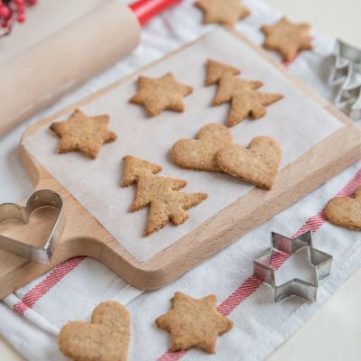 Συνταγή για μπισκότα βουτύρου (shortbread) με 3 υλικά