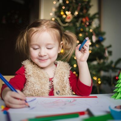 Χριστουγεννιάτικα χρωμοστολίδια - 11 σχέδια για παιδιά