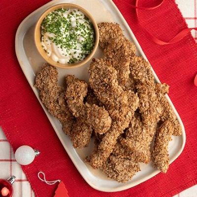 Χριστουγεννιάτικα nuggets κοτόπουλου με μπαχαρικά
