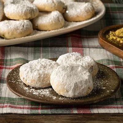 Κουραμπιέδες με φιστίκι Αιγίνης - Πώς θα τους φτιάξετε