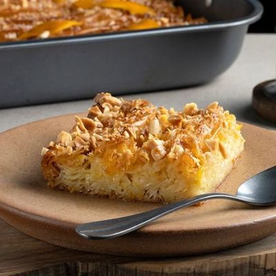 Πρωτότυπη και εύκολη πορτοκαλόπιτα ακορντεόν