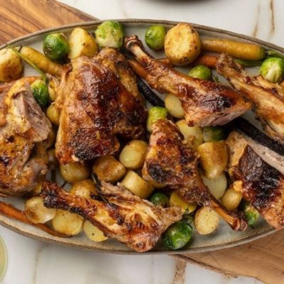 Ψητή γαλοπούλα με μαγιονέζα