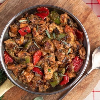 Γιορτινή τηγανιά κοτόπουλο - Έτοιμη σε 35 λεπτά