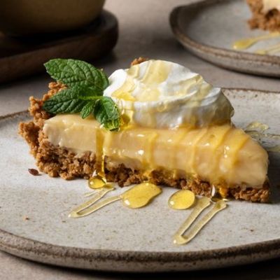 Healthy lemon pie με γκρανόλα - Εύκολο και υγιεινό γλυκό