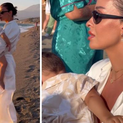 Η Ελένη Φουρέιρα μοιράστηκε μια σπάνια φωτογραφία του γιου της Ερμή στην πιο γλυκιά πόζα