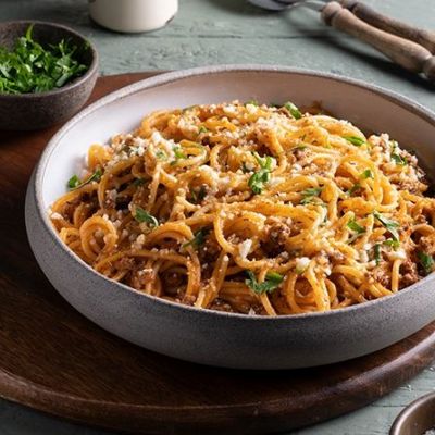 To tip για να φτιάξετε μακαρόνια με κιμά σε 1 σκεύος