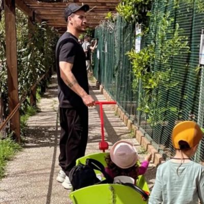 Άκης Πετρετζίκης: Daddy day care στο ζωολογικό κήπο με τον Αχιλλέα και την Ακυλίνα