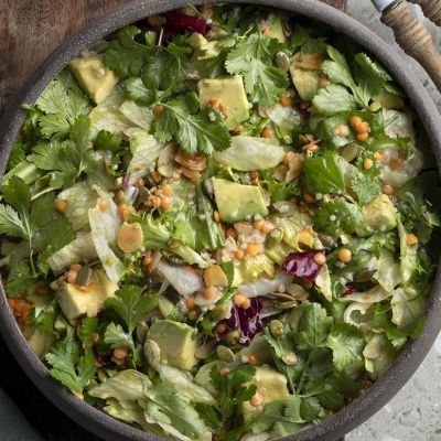 Τι να φτιάξετε για βραδινό; Σαλάτα με φακές και κινόα του Άκη
