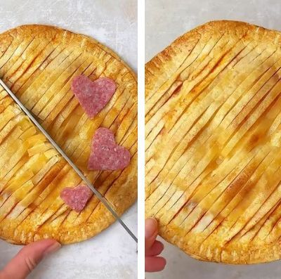 Hasselback Pizza με 4 υλικά – Έτοιμη σε 15 λεπτά