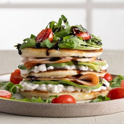 Αλμυρά pancakes από ασπράδια και τυρί cottage - Πώς θα τα φτιάξετε