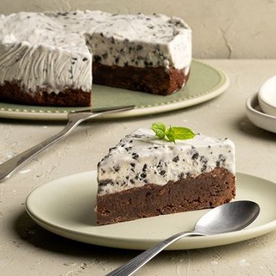 Τούρτα παγωτό με brownie - Από τις πιο νόστιμες που έχετε δοκιμάσει