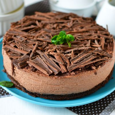 Cheesecake σοκολάτας χωρίς ψήσιμο: Η δροσερή απόλαυση του καλοκαιριού