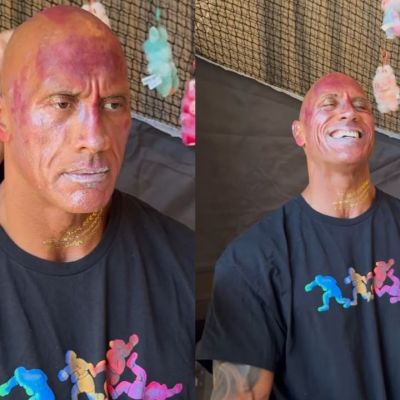 Dwayne Johnson: Ο ατρόμητος μπαμπάς που αφήνει τις κόρες του να τον βάφουν όπως θέλουν