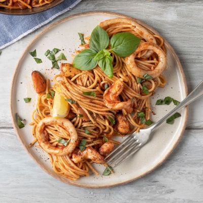 Aρωματική μακαρονάδα με θαλασσινά - Απλά ασυναγώνιστη