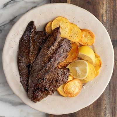 Μοσχαρίσιο συκώτι στο τηγάνι με πατάτες