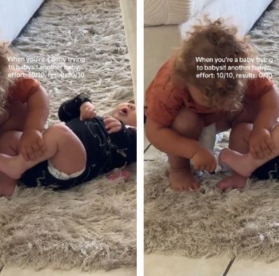 Δύο παιδιά κάτω των δύο ισούνται με το απόλυτο χάος - Η ξεκαρδιστική viral δοκιμασία ντυσίματος