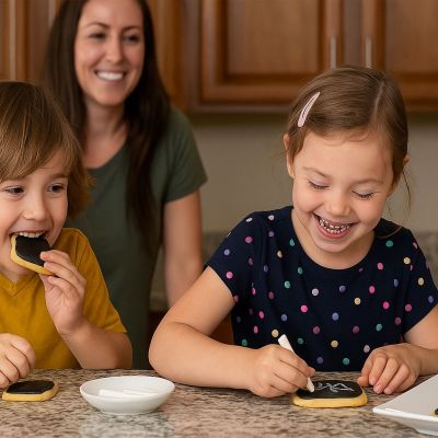 Back to School: Μπισκοτάκια μαυροπίνακες με βρώσιμη κιμωλία