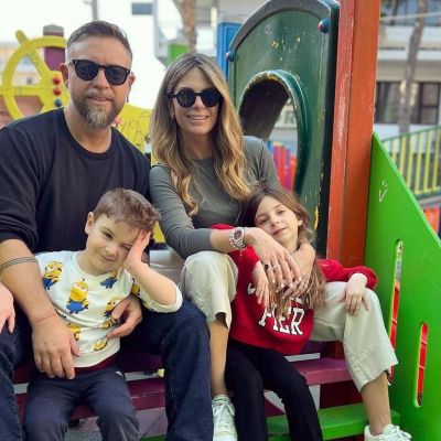 Η Νατάσα Σκαφίδα και ο Γιάννης Βαρδής στο γυμναστήριο με τα παιδιά τους - Το πιο δυνατό family goal