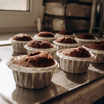 Υγιεινά σοκολατένια muffins με κρυμμένα λαχανικά