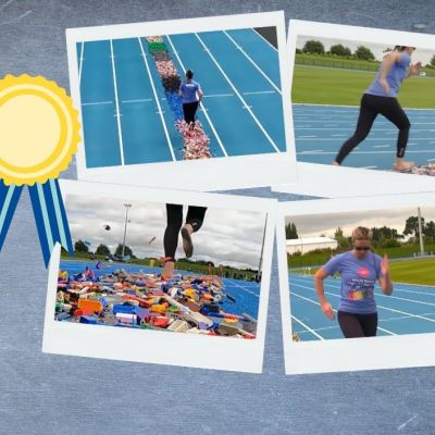 Ξυπόλητη πάνω σε Lego για 100 μέτρα – Το ρεκόρ Γκίνες που μόνο μια μαμά κατάφερε