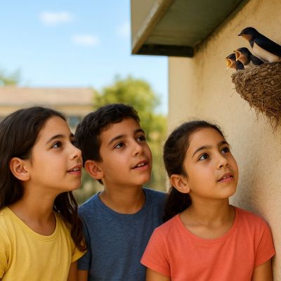 Φύλλα εργασίας με θέμα τα χελιδόνια για παιδιά νηπιαγωγείου και δημοτικού