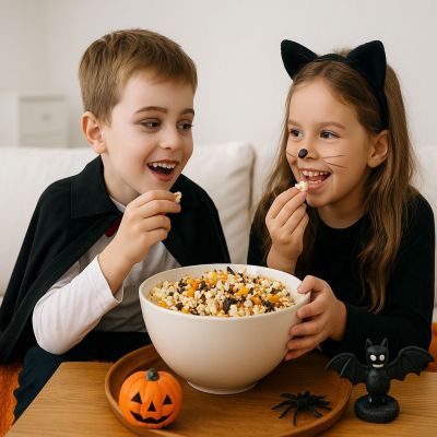 Halloween popcorn για παιδιά - Πώς θα το φτιάξετε