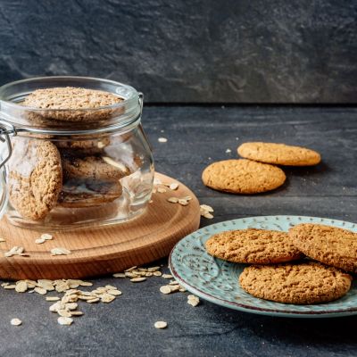 Μπισκότα με μήλο, μπανάνα και σπόρους chia (χωρίς ζάχαρη)