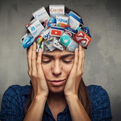 Ο εγκέφαλός μου είναι "γεμάτος" καρτέλες που όχι μόνο δεν κλείνουν αλλά πολλαπλασιάζονται