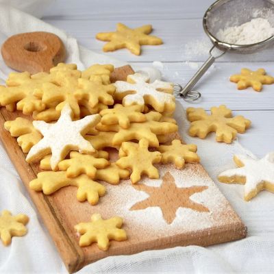 Τραγανά μπισκότα βουτύρου με 3 υλικά - Φτιάξ’ τα ξανά και ξανά στις γιορτές