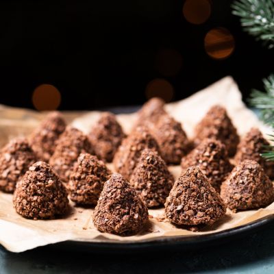 Τρουφάκια με γεύση μπισκότο - Εύκολα χωρίς ψήσιμο