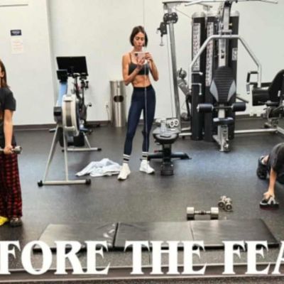 Η Σοφία Καρβέλα γυμνάζεται παρέα με τους γιους της