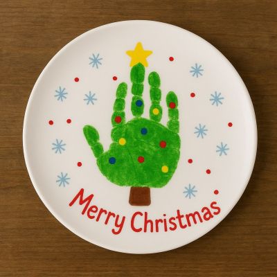 DIY χριστουγεννιάτικο πιάτο: Η κατασκευή που θα κάνει γιαγιάδες και δασκάλες να συγκινηθούν