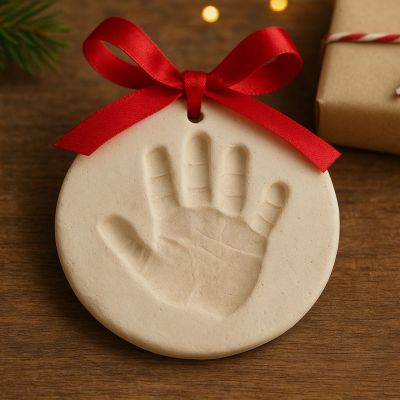 Κρατήστε «ζωντανές» τις αναμνήσεις με στολίδια από τα χεράκια του μωρού σας