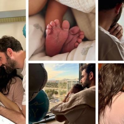 Νίκος Πολυδερόπουλος: Οι πρώτες φωτογραφίες του  νεογέννητου γιου του από το μαιευτήριο