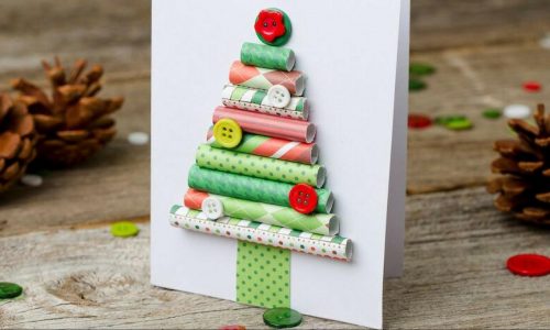 Πώς να φτιάξετε χριστουγεννιάτικο δέντρο από χαρτί περιτυλίγματος
