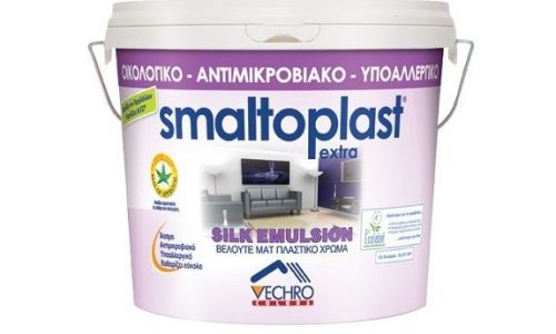 Smaltoplast Silk: Οικολογικό, υποαλλεργικό, αντιμικροβιακό πλαστικό χρώμα βαφής. Ασπίδα προστασίας για άσθμα και αλλεργίες σε χιλιάδες αποχρώσεις!
